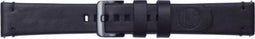 Samsung Essex Leren Bandje - Galaxy Watch (R815) - Hoogwaardig leder - Zwart