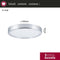 Paulmann Aviar - LED-paneel IP44 300 mm 24W 1800lm 2700K dimbaar - Chroom