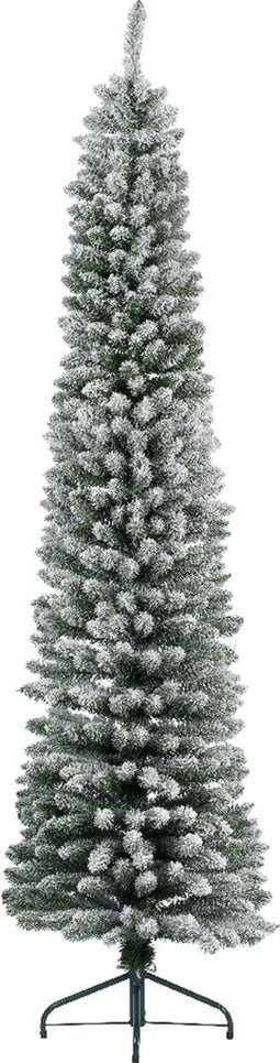Everlands Pencil Pine Snowy kunstkerstboom - wit/sneeuw - H 180cm