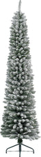 Everlands Pencil Pine Snowy kunstkerstboom - wit/sneeuw - H 180cm