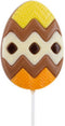 Chocolade Belfine lolly ei Pascal doos à 24 stuks