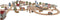 Little Dutch - Treinbaan set XL - 113-delig met locomotief en accessoires