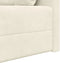 vidaXL - Ligbed - 2-in-1 - Crème - 213x144x60 - cm - Velvet