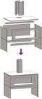 vidaXL - Vuurtoren - met - Schouw - 80x50x96 - cm - Weerbestendig - Staal
