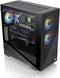 Thermaltake Divider 370 TG ARGB - ATX Semi-toren doos - Gehard glas - Zwart