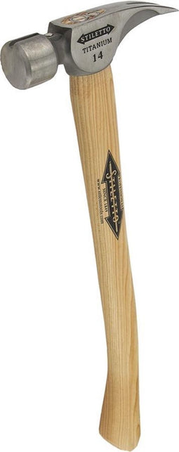 Milwaukee Ti14SC-H18 Titanium Hamer met Houten Steel - 1 st - 4932352584