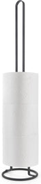 Metaltex - Toiletrolhouder voor 5 rollen - Wc Rolhouder - Mat zwart - 58x13cm - 5 jaar garantie