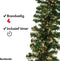 Nordlandia guirlande - Kerstversiering - 270 cm - 35 LED - Groen (1 stuk)
