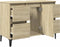 vidaXL - Wastafelkast - 80x33x60 - cm - bewerkt - hout - sonoma - eikenkleurig