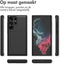 imoshion Hoesje Geschikt voor Samsung Galaxy S22 Ultra Hoesje - Ruimte voor 2 pasjes - imoshion Backcover met pasjeshouder - Zwart