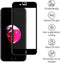 Selencia iPhone SE (2022 / 2020) - Gehard Glas Premium Screenprotector - 9H krasbestendig - Zwart