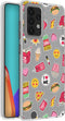 iMoshion Hoesje Geschikt voor Samsung Galaxy A52 (4G) / A52s / A52 (5G) Hoesje Siliconen - iMoshion Design hoesje - Meerkleurig / Allover Fastfood