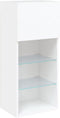 vidaXL - Tv-meubel - met - LED-verlichting - 40,5x30x90 - cm - wit