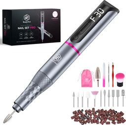 Beeperfect® Draadloze Elektrische Nagelvijl Pro Edition - Nagelfrees - 30.000RPM