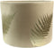 Ronde lampenkap met print - 42x42x32 - Warmgrijs/goud - Velvet