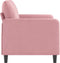 vidaXL - Tweezitsbank - 120 - cm - fluweel - roze