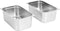 vidaXL - Gastronormbakken - 2 - st - GN - 1/1 - 200 - mm - roestvrij - staal