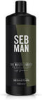 SEB MAN The Multitasker Care 3-in-1 Shampoo 1000ml - Normale shampoo vrouwen - Voor Alle haartypes