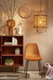 Mica Decorations Brixen - Wandklok - Ø35,5 cm - Lichtbruin