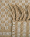 ADABAG - Laagpolig vloerkleed - Beige - 50 x 80 cm - Katoen