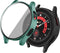 imoshion Screenprotector - Geschikt voor Samsung Galaxy Watch 4 40mm - Full Cover Hard Case / Beschermend Hoesje - Donkergroen