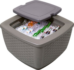 Step2 Just Chillin’ Patio Table & Ice Bin - Buitentafel & ijsbak in één - Wicker-look