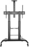 Gembird TVS-100T-02 - Vloerstandaard - Metalen verrijdbaar met zwenkwielen - Geschikt voor TV's tot 100