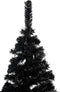 vidaXL - Kunstkerstboom - met - standaard - 120 - cm - PVC - zwart