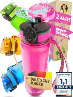 Funkelfuchs® - Drinkfles - Koolzuurhoudend - 500ml - Roze