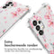 imoshion Hoesje Geschikt voor Samsung Galaxy A13 (4G) Hoesje Met Koord - imoshion Design Hoesje met Koord - Roze / Blossom Watercolor