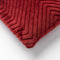 Dutch Decor ZICO - Kussenhoes zigzag 45x45 cm Merlot - rood - superzacht - met rits