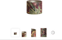 Light & Living Kap cilinder 20-20-15 cm PASSION paars