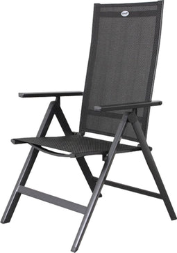 Hartman Aruba Aluminium tuinstoel - Antraciet verstelbaar