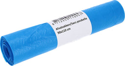Afvalzak cleaninq 90x110cm t25 160l blauw | 15 stuks