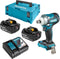 Makita DTW300RTJ - Accu Slagschroevendraaier - 330 Nm koppel - 18V (2 stuks)