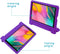 iMoshion Tablet Hoes Kinderen Geschikt voor Samsung Galaxy Tab A 10.1 (2019) - iMoshion Kidsproof Backcover met handvat - Paars