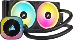 Corsair iCUE LINK H100i RGB - Vloeistofkoeling - 240mm radiator - Zwart