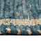 vidaXL - Vloerkleed - handgemaakt - 120x180 - cm - jute - blauw