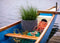 Capi Europe - Bloempot Waste Rib NL - 43x41 cm - Terrazzo grijs - Breukbestendig - 100% recyclebaar