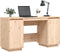 vidaXL - Bureau - 140x50x75 - cm - massief - grenenhout