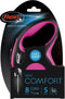 Flexi New Comfort Koord - Hondenriem - Roze - S - 8 m - (<12 kg)