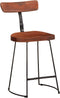 vidaXL - Barkrukken - 2 - st - 49x43x79 - cm - massief - mangohout
