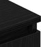 vidaXL - TV-kast - zwart - eiken - 102x35x50 - cm - bewerkt - hout