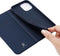 Dux Ducis - Slim bookcase hoes - Geschikt voor iPhone 13 Pro Max - Blauw