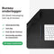 Castagnola Muismat XXL - Bureau Onderlegger - Kunstleer - 120 x 60 cm - Zwart