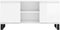 vidaXL - Tv-meubel - 104x35x50 - cm - bewerkt - hout - hoogglans - wit