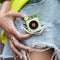 Muzen Retro Button Mini Bluetooth Speaker Lime