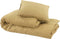 vidaXL - Dekbedovertrekset - 200x200 - cm - katoen - taupe