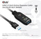 Club 3D CAC-1404 - USB 3.2 Gen1 Active Repeater Cable - 5m M/F 28AWG - Zwart