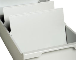 Scheidingsplaat kaartenbak exacompta a5 dwars gs | Set a 2 stuk